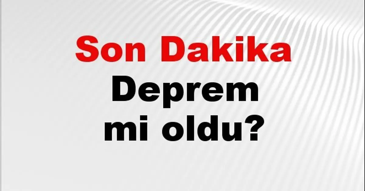 Son dakika deprem mi oldu? Az önce deprem nerede oldu? İstanbul, Ankara, İzmir ve il il AFAD son depremler 19 Nisan 2026
